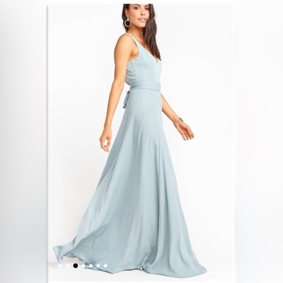 Show Me Your MuMu Dresses & Skirts - Show Me Your Mumu Jenn Silver Sage Maxi Dress
